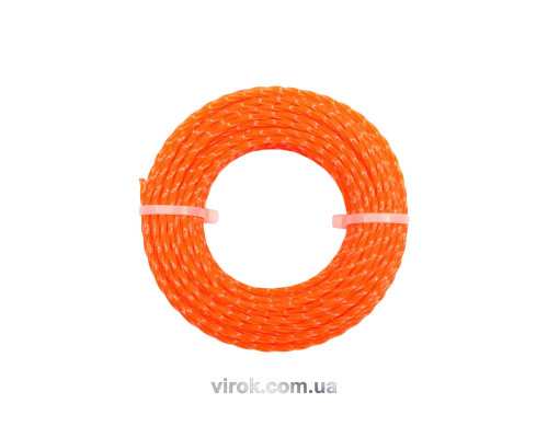 Жилка для тримера квадрат кручений FLO : 2,7 мм х 15 м [10/120]