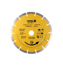 Диск відрізний алмазний сегментний VOREL : SEGMENT Ø= 180 мм [15/60]