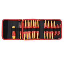 Набір викруток діелектричних ізольованих YATO : до 1000 V, 50 шт. з чохлом [10]