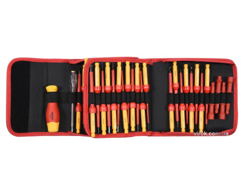 Набор отверток диэлектрических изолированных YATO: до 1000 V, 50 шт.