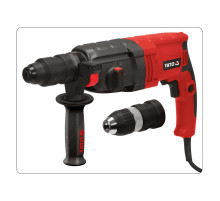 Перфоратор сетевой SDS+ YATO: с сменным патроном P=850 Вт, J=3,3 Дж. Ø≤ 30 мм в футляре [3/42]