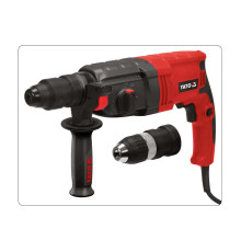 Перфоратор мережевий SDS+ YATO : з змінним патроном P= 850 Вт, J= 3,3 Дж. Ø≤ 30 мм в футлярі [3/42]