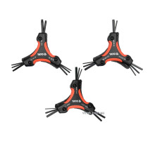 Набір ключів шестигранних YATO : HEX H1.5-H6, TORX T9-T40, 26 шт [6/20]