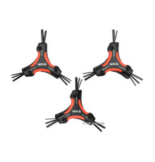 Набір ключів шестигранних YATO : HEX H1.5-H6, TORX T9-T40, 26 шт [6/20]