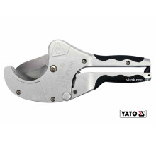 Труборез для труб ПВХ YATO : max Ø= 64 мм, алюминиевый корпус [6/24]