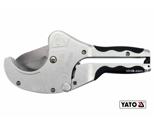 Труборіз для ПВХ труб YATO : max Ø= 64 мм, алюмінієвий корпус [6/24]