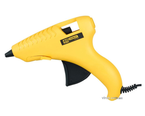 Пістолет клейовий мережевий STANLEY Ø=11,3 мм "Easy Use GR20" для стержнів P=40 Вт DW