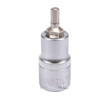 Головка торцевая YATO квадрат 1/2 HEX M5, L=55 мм [40/240]