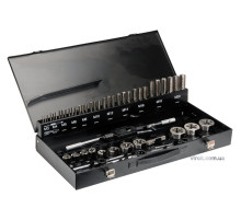 Мітчики і плашки YATO Ø= М3- М20 з воротками і плашкотримачами, 56 елем. [2]