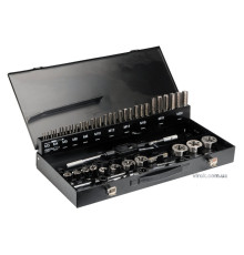 Мітчики і плашки YATO Ø= М3- М20 з воротками і плашкотримачами, 56 елем. [2]