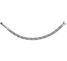 Шланг водопроводный с оплеткой из нерж стали FALA l= 400мм Ø= 8/12, соедин F-3/8" х M-M10x1- 50мм 1МПа