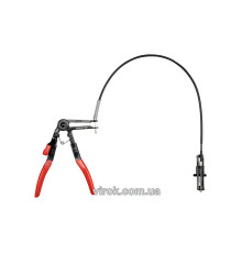 Затискач хомутів YATO l= 210 мм з гнучким тросом l= 615 мм [25]