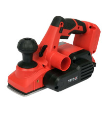 Рубанок акумуляторний безщітковий YATO Li-Ion 18V плат. b= 82мм,глиб.стругу-0-2мм(БЕЗ АКУМУЛЯТОРА)