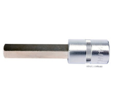 Головка торцева YATO квадрат 1/2 HEX M14, L= 100 мм. подовжена [20/120]