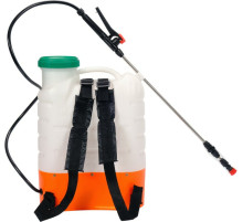 Опрыскиватель аккумуляторный FLO ранцевой: 12В, 8 АГод, бак-16 л, продукт.- 3 л/мин [1]