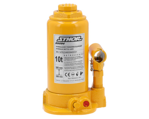 Домкрат гідравлічний cтовбцевий STHOR; F= 10 т, роб. висота- 200- 385 мм [4]