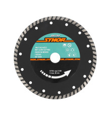 Диск відрізний алмазний TURBO STHOR : Ø= 180 мм, t-2,4 х h- 7,5 мм по кам, бетоні, кераміці(DW)
