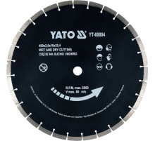 Диск алмазний сегментний по бетону YATO : Ø= 400x 25,4 мм. t= 3,6 мм, до YT-84820 [5]