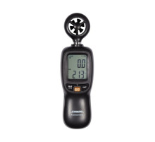 Анемометр електронний STHOR при вітрі 0-30 м/с,при t= -10-+50 °С,живл. від батарейок 3х1,5 В ААА(DW)