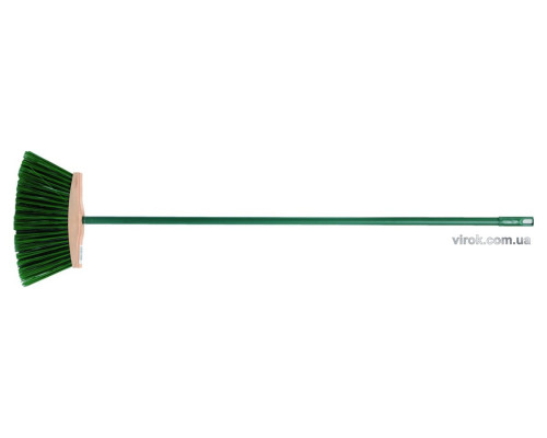 Щітка вулична з довгим ворсом та держаком VIROK 250 мм [25]