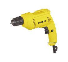 Дриль безударний мережевий STANLEY : P= 550 Вт. 0-2800 об/хв, швидкозатискний патрон Ø≤ 10 мм