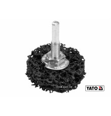 Щітка шліфувальна неткана дискова YATO Ø=50 мм, до дрилі шпиндель Ø=6 мм