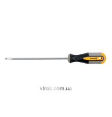 Викрутка плоска VOREL : SL5 х 200 мм. Cr-V [12/36/144]
