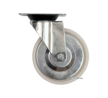 Колесо к тележке полиамидовое Ø=200 мм, b=40 мм VOREL с вращающейся опорой; h=235 мм, навант.-150 кг [8]