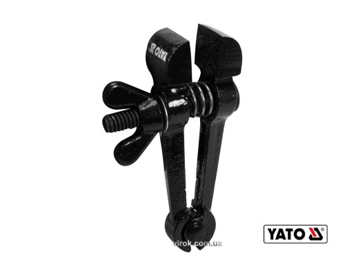 Лещата ручні сталеві YATO : l= 125 мм, губки- 25 мм, розвід губок- 25 мм [8/48]