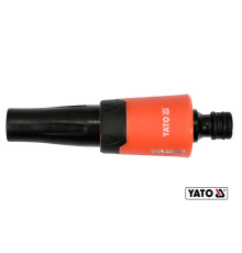 Зрошувач прямий YATO : Ø= 1/2", ABS-пластик [12/120]