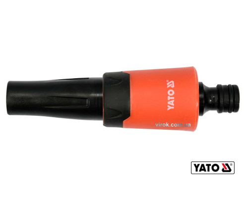 Зрошувач прямий YATO : Ø= 1/2", ABS-пластик [12/120]
