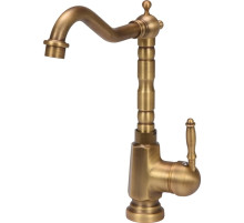 Смеситель воды FALA для кухонной раковины RETRO BRONZE 3 с шаровым регулятором [12]