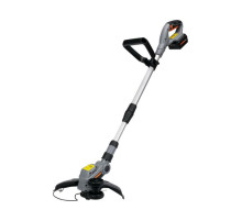 Триммер аккумуляторный STHOR: Li-Ion 20 В, 2 АГод, шир откоса- 25см, жилка Ø=1.2 мм, держатель- 99-127 см