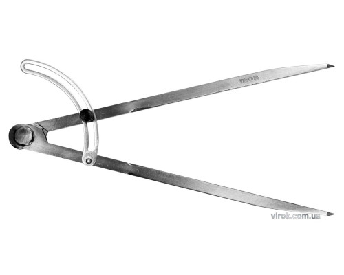 Циркуль розмічальний YATO : L= 300 мм з фіксатором [50]