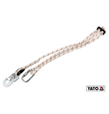 Мотузка з карабінами YATO : L= 2 м, Ø= 14 мм [15/180]