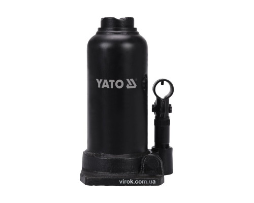 Домкрат гідравлічний стовбцевий YATO : 8 т, H= 220 - 488 мм [2]