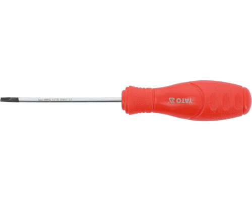 Викрутка з плоским шліцом YATO: SL3 мм, робоча l= 75 мм [24/288]