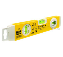 Рівень STABILA Type 70ТМW : L= 25 см, 3 капсули, магнітний, 1 обертова капсула ± 0,3°