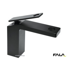 Змішувач води FALA для умивальника "NOIR 1" з кульовим регулятором, латунний(DW)