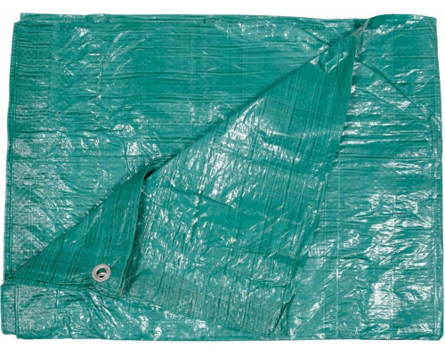 Тент зелений VOREL 57 гр/м², 4 х 5 м [10]