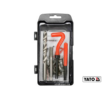 Набір для ремонту різьби YATO : М10 x 1.5 мм, HSS 4241/4341, 30 шт [20/40]