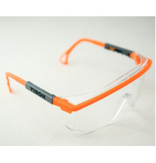 Окуляри захисні VIROK пол.+регул.дуж.плас,прозорі,покрит.від запотівання та подряпин,відкриті(55)