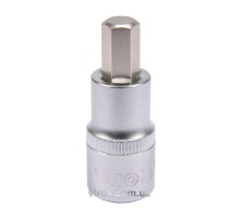 Головка торцевая YATO квадрат 1/2 HEX M10, L=55 мм [40/160]