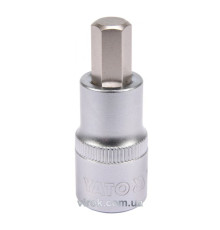 Головка торцевая YATO квадрат 1/2 HEX M10, L=55 мм [40/160]