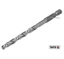 Сверло по металлу YATO: HSS6542, Ø=5.5мм, HEX-1/4", l=93/57мм,для нержав.,конструкт.,лег.стали(DW)