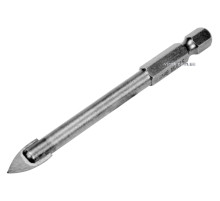 Свердло по склу і кераміці STHOR : YG6X, HEX-1/4", Ø= 8 x 80 мм [125]