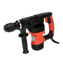 Перфоратор мережевий SDS+ YATO: P= 1100 Вт, J = 5 Дж. для свердл Ø≤ 32 мм, 3 свердла і 2 піки [2/46]