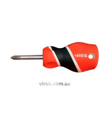 Викрутка хрестова YATO : "Philips" PH1 х 38 мм [12/60/240]