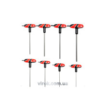 Ключі шестигранні YATO : тип "T", двосторонні, Набір 8 шт. [12/24]