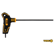Ключ TORX VOREL : тип "Т", Т10 x 100 x 69 мм, Cr-V 6150 [24/240]